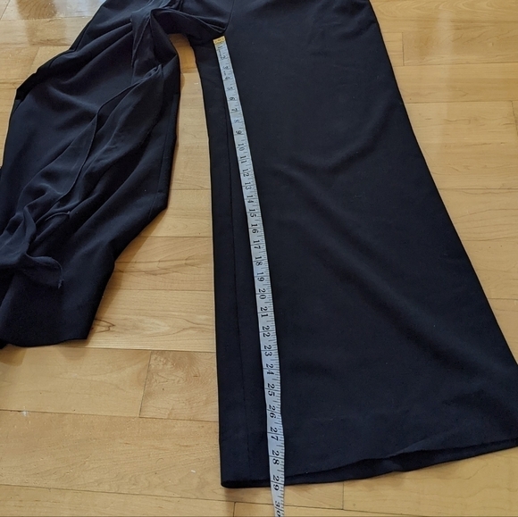 JOSEPH Ribkoff Wide Leg black pants Belted Pants size 8 T8 - Picture 10 of 10